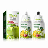 Dexe Apple Hair Color Shampoo - 500ml+500ml